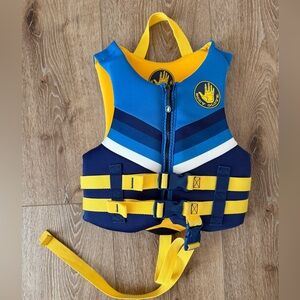 Body Glove Child's Evoprene PFD Life Jacket and Vest Boy 33-55 lbs Blue/yellow